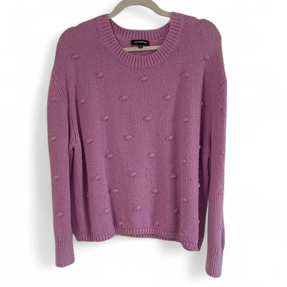 525 America purple/pink Sweater, Size XL